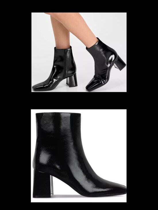ON 34th Shoes - On 34th Margoe Square-Toe Booties NIB Sz 6.5